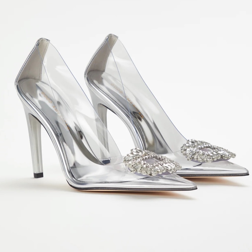 Good American CINDER-F*CKING-RELLA PUMP